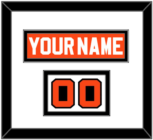 Philadelphia Nameplate & Number (Shoulder) - Road Orange (1977-1983) - Signature Tier 1