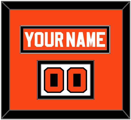Philadelphia Nameplate & Number (Shoulder) - Road Orange (1977-1983) - Signature Tier 3