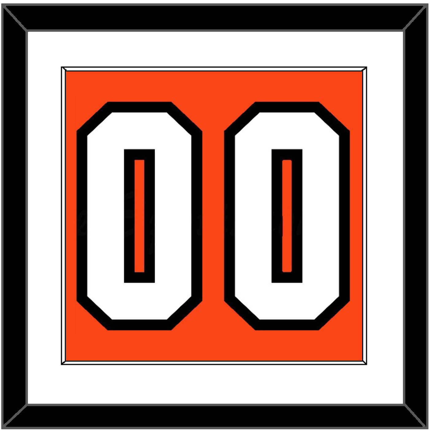 Philadelphia Number (Back) - Road Orange (1972-1983) - Essential Tier 1