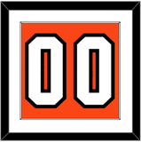 Philadelphia Number (Back) - Road Orange (1972-1983) - Single Mat 1