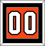 Philadelphia Number (Back) - Road Orange (1972-1983) - Single Mat 2