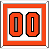 Philadelphia Number (Back) - Home White (1972-1983) - Single Mat 1