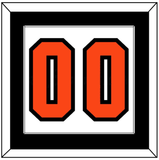 Philadelphia Number (Back) - Home White (1972-1983) - Single Mat 2