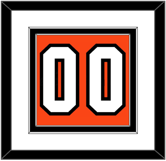 Philadelphia Number (Back) - Road Orange (1972-1983) - Signature Tier 1
