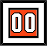 Philadelphia Number (Back) - Road Orange (1972-1983) - Double Mat 1