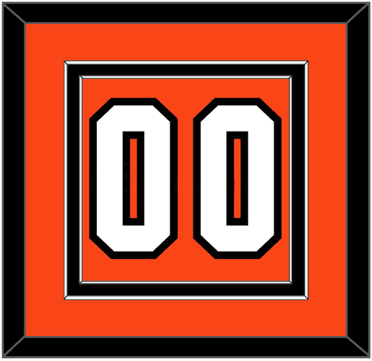 Philadelphia Number (Back) - Road Orange (1972-1983) - Signature Tier 2