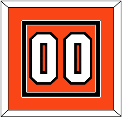 Philadelphia Number (Back) - Road Orange (1972-1983) - Signature Tier 2