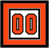 Philadelphia Number (Back) - Home White (1972-1983) - Double Mat 2