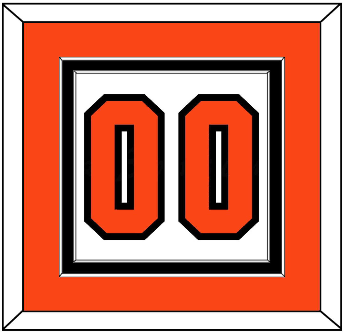 Philadelphia Number (Back) - Home White (1972-1983) - Signature Tier 2