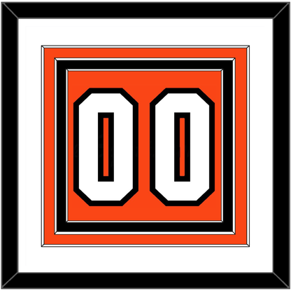 Philadelphia Number (Back) - Road Orange (1972-1983) - Premier Tier 1