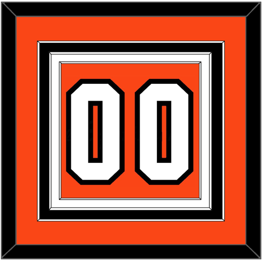 Philadelphia Number (Back) - Road Orange (1972-1983) - Premier Tier 2