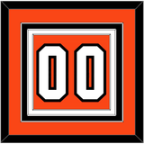 Philadelphia Number (Back) - Road Orange (1972-1983) - Triple Mat 2