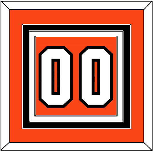 Philadelphia Number (Back) - Road Orange (1972-1983) - Premier Tier 2
