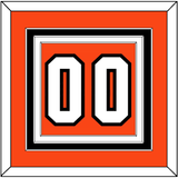 Philadelphia Number (Back) - Road Orange (1972-1983) - Triple Mat 2