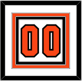 Philadelphia Number (Back) - Home White (1972-1983) - Triple Mat 1