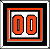 Philadelphia Number (Back) - Home White (1972-1983) - Triple Mat 3