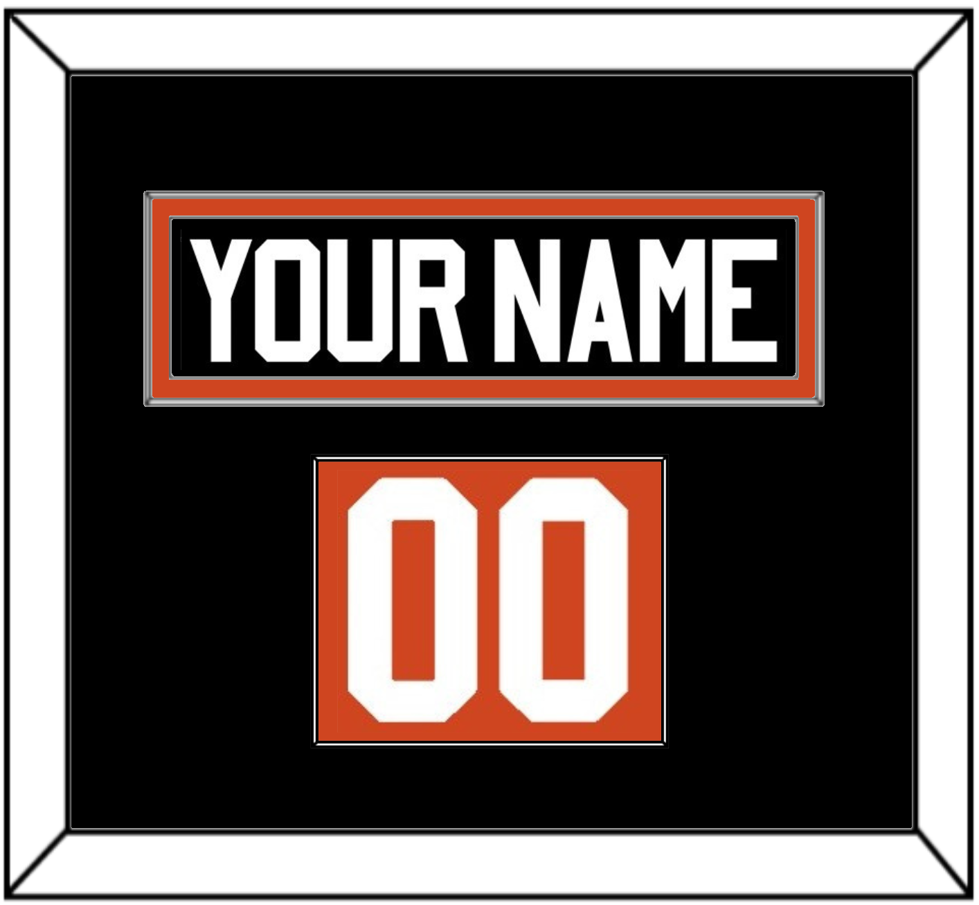 Philadelphia Nameplate & Number (Shoulder) - Road White - Essential Tier 2