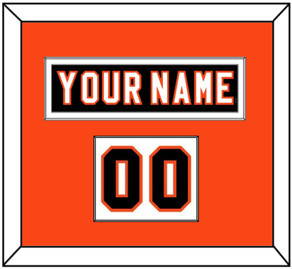 Philadelphia Nameplate & Number (Shoulder) - Home Black (2007-2010) - Essential Tier 1