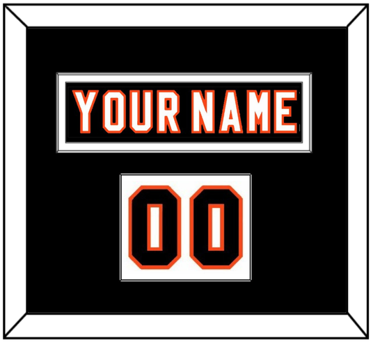 Philadelphia Nameplate & Number (Shoulder) - Road/Home Black (1997-2007) - Essential Tier 2