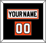 Philadelphia Nameplate & Number (Shoulder) - Road White (2007-2010) - Single Mat 2