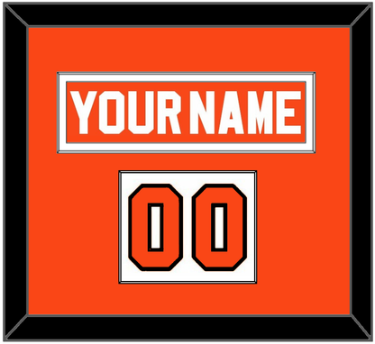 Philadelphia Nameplate & Number (Shoulder) - Road Orange (1983-2001) - Essential Tier 1