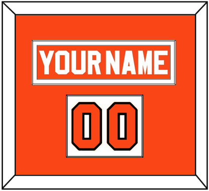 Philadelphia Nameplate & Number (Shoulder) - Road Orange (1983-2001) - Essential Tier 1