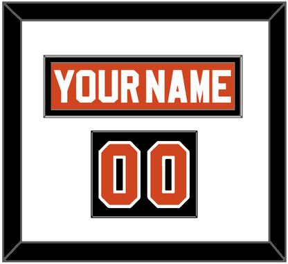 Philadelphia Nameplate & Number (Shoulder) - Reverse Retro Orange (2020-2021) - Essential Tier 1