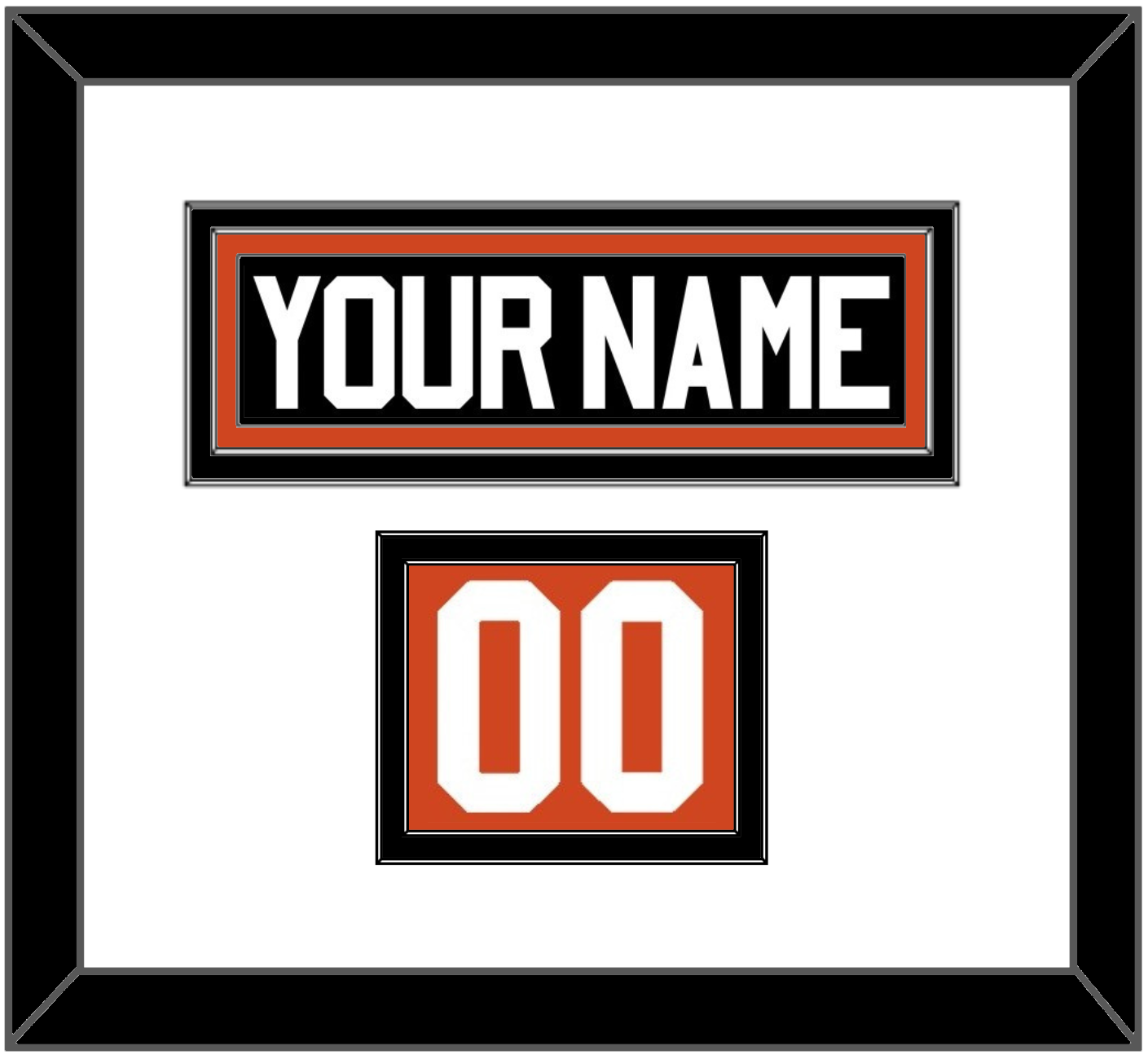 Philadelphia Nameplate & Number (Shoulder) - Road White - Signature Tier 1