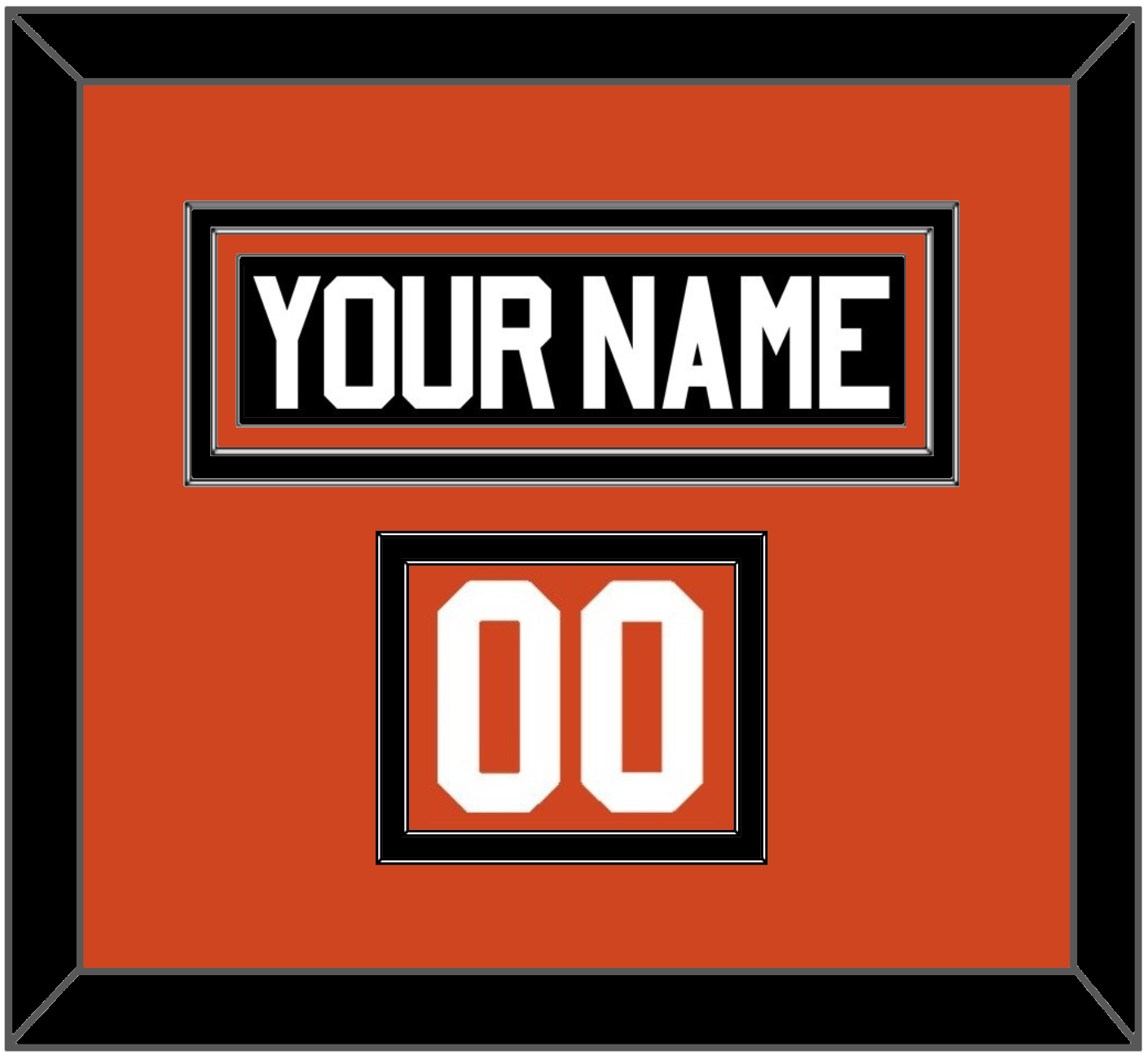 Philadelphia Nameplate & Number (Shoulder) - Road White - Signature Tier 2