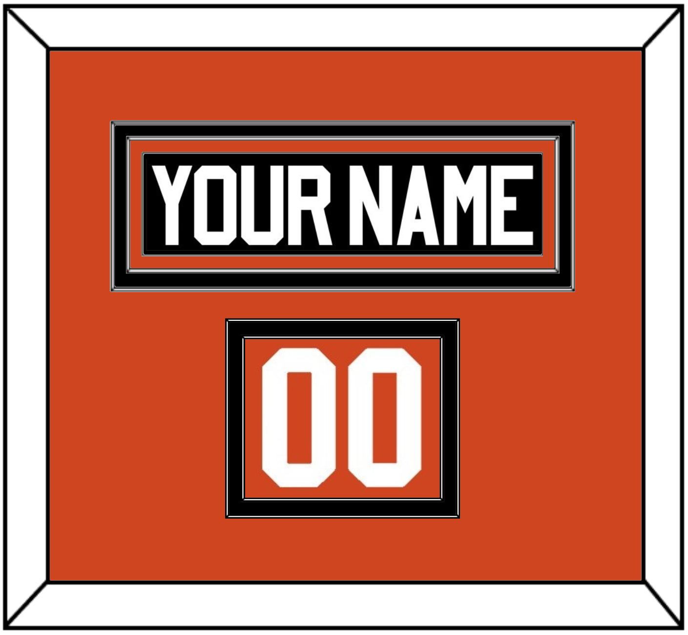 Philadelphia Nameplate & Number (Shoulder) - Road White - Signature Tier 2