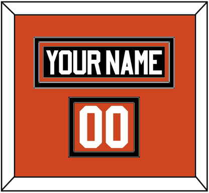 Philadelphia Nameplate & Number (Shoulder) - Road White - Signature Tier 2