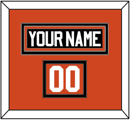 Philadelphia Nameplate & Number (Shoulder) - Road White - Signature Tier 2