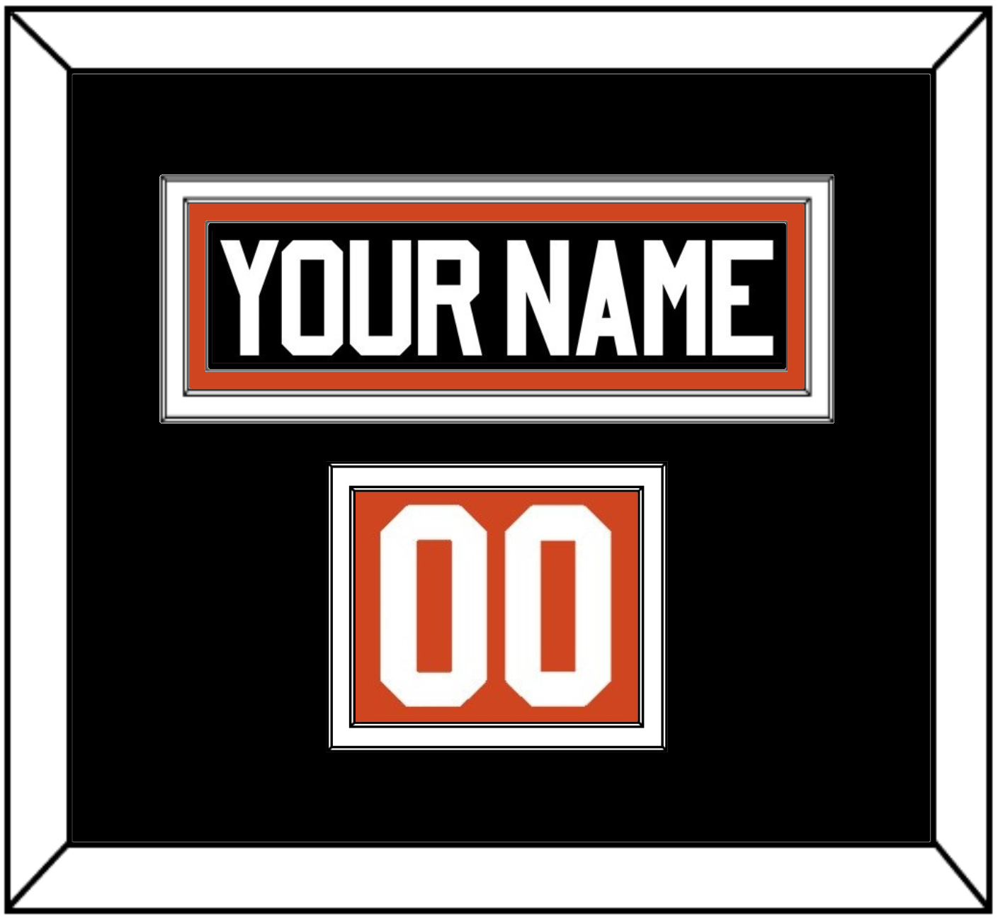 Philadelphia Nameplate & Number (Shoulder) - Road White - Signature Tier 3