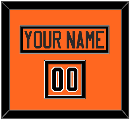 Philadelphia Nameplate & Number (Shoulder) - Alternate Black  - Signature Tier 2