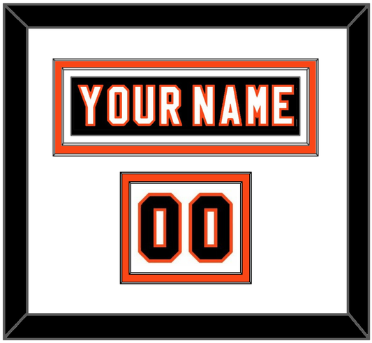 Philadelphia Nameplate & Number (Shoulder) - Road/Home Black (1997-2007) - Signature Tier 2