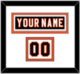 Philadelphia Nameplate & Number (Shoulder) - Home Black (2007-2010) - Double Mat 2