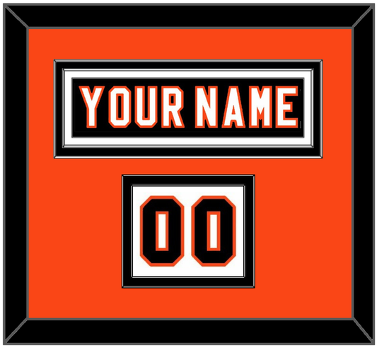 Philadelphia Nameplate & Number (Shoulder) - Road/Home Black (1997-2007) - Signature Tier 5