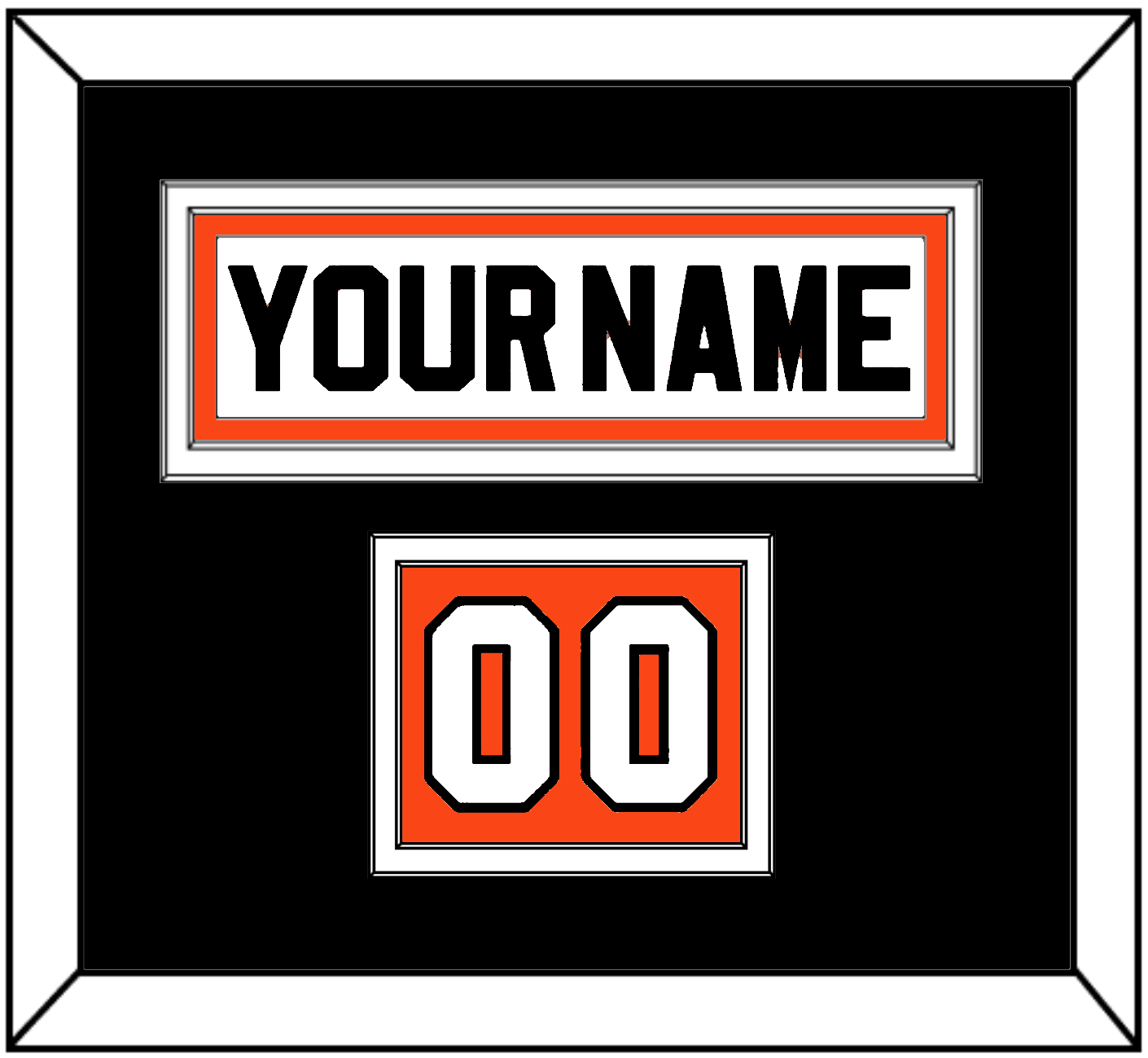 Philadelphia Nameplate & Number (Shoulder) - Road White (2007-2010) - Signature Tier 5