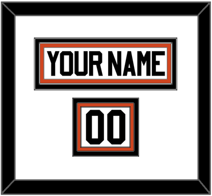 Philadelphia Nameplate & Number (Shoulder) - Home Orange - Premier Tier 1