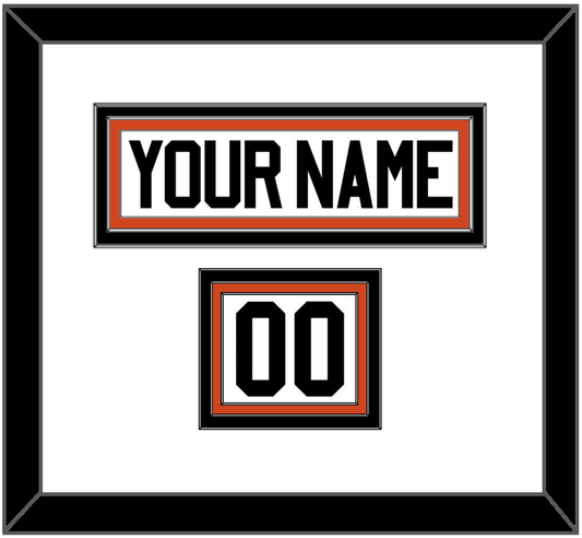 Philadelphia Nameplate & Number (Shoulder) - Home Orange - Premier Tier 1