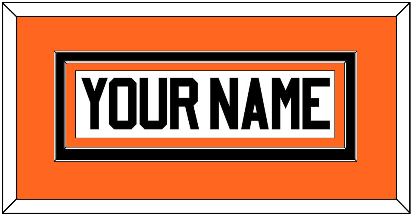 Philadelphia Nameplate - Home Orange (2010-2017) - Signature Tier 1