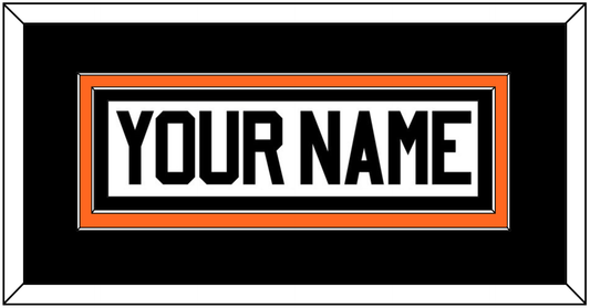 Philadelphia Nameplate - Home Orange (2017-2023) - Signature Tier 3