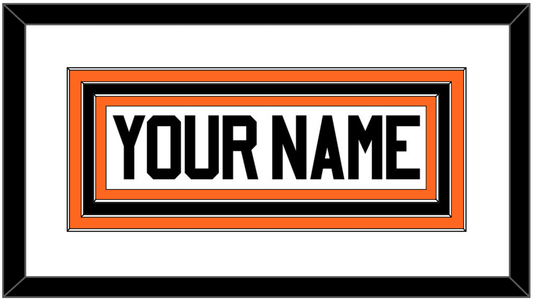 Philadelphia Nameplate - Home Orange (2017-2023) - Premier Tier 1