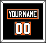 Philadelphia Nameplate & Number (Shoulder) - Road White (2010-2017) - Single Mat 2