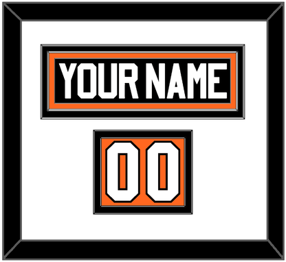 Philadelphia Nameplate & Number (Shoulder) - Road White (2010-2017) - Signature Tier 2