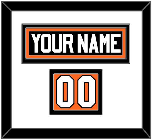 Philadelphia Nameplate & Number (Shoulder) - Road White (2017-2023) - Signature Tier 2