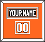 Philadelphia Nameplate & Number (Shoulder) - Road White (2010-2017) - Double Mat 3