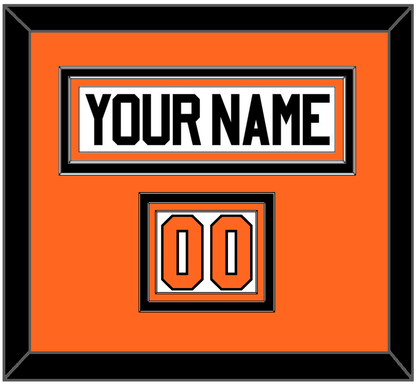 Philadelphia Nameplate & Number (Shoulder) - Home Orange (2010-2017) - Premier Tier 1