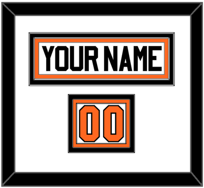 Philadelphia Nameplate & Number (Shoulder) - Home Orange (2010-2017) - Premier Tier 2
