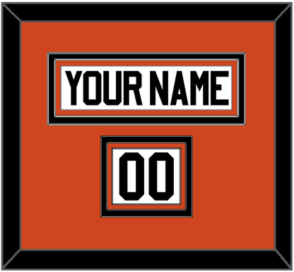 Philadelphia Nameplate & Number (Shoulder) - Home Orange - Premier Tier 2